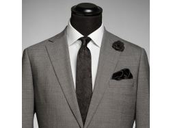 Solid Paisley Tie (black)