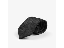 Solid Paisley Tie (black)