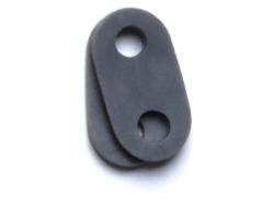 Drawstring Stoppers (steel grey)