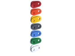 Drawstring Stoppers (steel grey)
