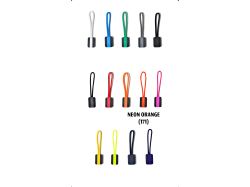 Zipper Puller 4-Pack (neon orange)