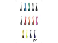 Zipper Puller 4-Pack (purple)