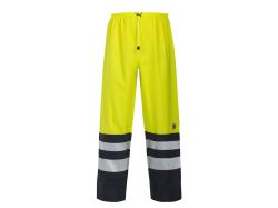 6504 Rain Trousers Hv Class 2 (yellow/ black)