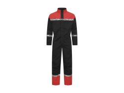 7601 Coverall (black/ red)