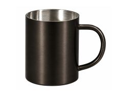Стальная кружка с двойными стенками "Altai", gun metal