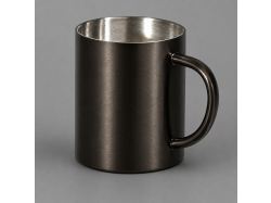 Стальная кружка с двойными стенками "Altai", gun metal