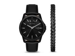 Подарочный набор: часы наручные мужские с браслетом. Armani Exchange