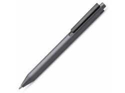Пластиковая шариковая ручка "Эрика" из RABS, серый/черный