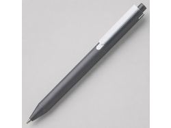 Пластиковая шариковая ручка "Эрика" из RABS, серый/белый