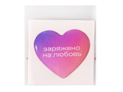 Объемный стикер из эпоксидной смолы