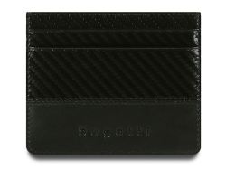 Портмоне для кредитных карт BUGATTI КОМЕТА | COMET, с защитой данных RFID, черное, натуральная воловья кожа, 10,2х0,2х8,2 см