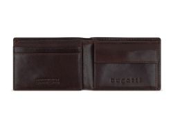 Портмоне BUGATTI НЕАПОЛЬ | NEAPLES, с защитой данных RFID, коричневое, натуральная воловья кожа, 10х2х7,2 см