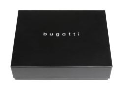 Портмоне BUGATTI ЧЕРНАЯ МАГИЯ | BLACK MAGIC, с защитой данных RFID, черное, натуральная кожа козы, 9х1х10 см