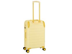 Чемодан TORBER В Отпуск, желтый, ABS-пластик, 42 х 26 х 65 см, 55 л, 3 кг