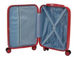 Чемодан TORBER В Отпуск, красный, ABS-пластик, 37 х 25 х 56,5 см, 36 л, 2,5 кг