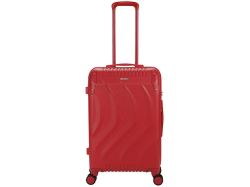 Чемодан TORBER В Отпуск, красный, ABS-пластик, 45 х 27 х 68 см, 63 л, 3,1 кг