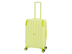 Чемодан TORBER В Отпуск, салатовый, ABS-пластик, 46 х 28,5 х 69 см, 71 л, 3,3 кг
