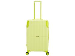 Чемодан TORBER В Отпуск, салатовый, ABS-пластик, 46 х 28,5 х 69 см, 71 л, 3,3 кг