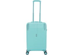 Чемодан TORBER В Отпуск, бирюзовый, ABS-пластик, 41 х 25 х 61 см, 48 л, 2,7 кг