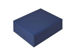 Коробка подарочная "Колорит лайт" МГК, размер XL, 23,5 х 30 х 10,5 см , темно-синий