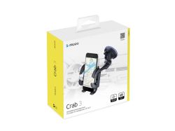 Универсальный держатель Crab 3 для смартфонов, регулируемая штанга, черный, Deppa
