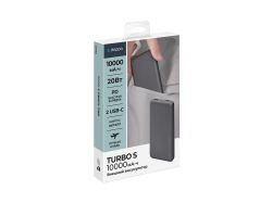 Внешний АКБ NRG Turbo S 10000 mAh, 20Вт, графит, Deppa