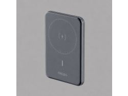 Внешний АКБ NRG MageSafe Alum 5000 мА-ч, 15Вт QI, серый, Deppa