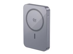 Внешний АКБ NRG Max Qi2.2 10000 мА-ч, 25Вт MageSafe, серый, Deppa