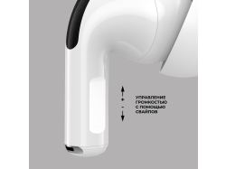 Беспроводные наушники с микрофоном Air Pro 2 ANC, TWS, BT 5.3, 300 мАч, ANC, QI, белый, Deppa