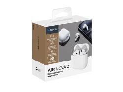 Беспроводные наушники с микрофоном Air Nova 2, TWS, BT5.4, 300 мАч, QI, белый, Deppa