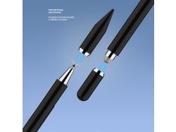 Стилус универсальный Pro Stick для планшетов и смартфонов, черный, Deppa