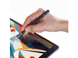 Стилус универсальный Pro Stick для планшетов и смартфонов, черный, Deppa