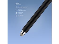 Стилус универсальный Pro Stick для планшетов и смартфонов, черный, Deppa