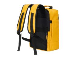 Рюкзак TORBER РИТМ, желтый, полиэстер 900D с PU покрытием, 27 х 16 х 36 см, 15 л