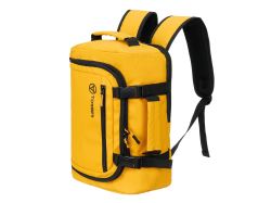 Рюкзак TORBER РИТМ, желтый, полиэстер 900D с PU покрытием, 27 х 16 х 36 см, 15 л