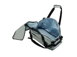Сумка спортивная TORBER РИТМ, серый, полиэстер 900D с PU покрытием, 55 х 33 х 25 см, 45 л