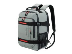 Рюкзак TORBER РИТМ, серый, полиэстер 900D с PU покрытием, 30 х 20 х 41 см, 21,5 л