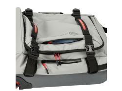 Сумка на колесах TORBER РИТМ, серый, полиэстер 900D с PU покрытием, 49 x 35,5 x 26 см, 35 л