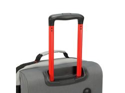 Сумка на колесах TORBER РИТМ, серый, полиэстер 900D с PU покрытием, 49 x 35,5 x 26 см, 35 л