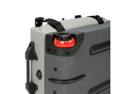 Сумка на колесах TORBER РИТМ, серый, полиэстер 900D с PU покрытием, 49 x 35,5 x 26 см, 35 л
