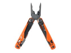 Мультитул Stinger, 107 х 19 мм, 19 функций, сталь, оранжевый корпус, стоунвош, в картонной коробке, в комплекте нейлоновый чехол