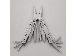 Мультитул Stinger, 110 х 27 мм, 21 функция, сталь, серебристый, в картонной коробке, в комплекте нейлоновый чехол