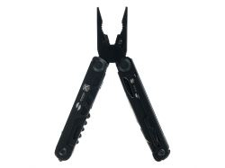 Мультитул Stinger, 113 х 19 мм, 19 функций, сталь, черный, в картонной коробке, в комплекте нейлоновый чехол