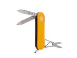 Нож перочинный Stinger, 62 мм, 4 функции, материал рукояти алюминий (золотистый), в картонной коробке