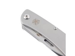 Нож перочинный Stinger, 103 мм, 10 функций, материал рукояти нержавеющая сталь (серебристый), в картонной коробке