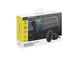 Автомобильный держатель MageSafe QI2 Flex, черный, Deppa