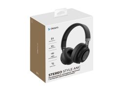 Беспроводные накладные наушники Stereo Style ANC , BT 5.0, ANC, 500мАч, черный, Deppa