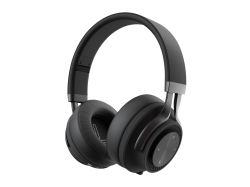 Беспроводные накладные наушники Stereo Style ANC , BT 5.0, ANC, 500мАч, черный, Deppa