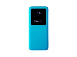 Внешний аккумулятор Kris soft touch, 10000mAh (Голубой)