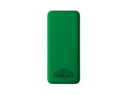 Внешний аккумулятор Kris soft touch, 10000mAh (Зелёный)